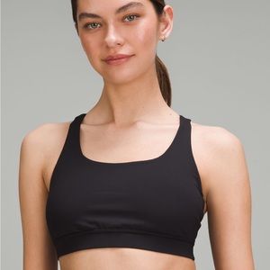 Lululemon energy bra, black, size 8 (medium)